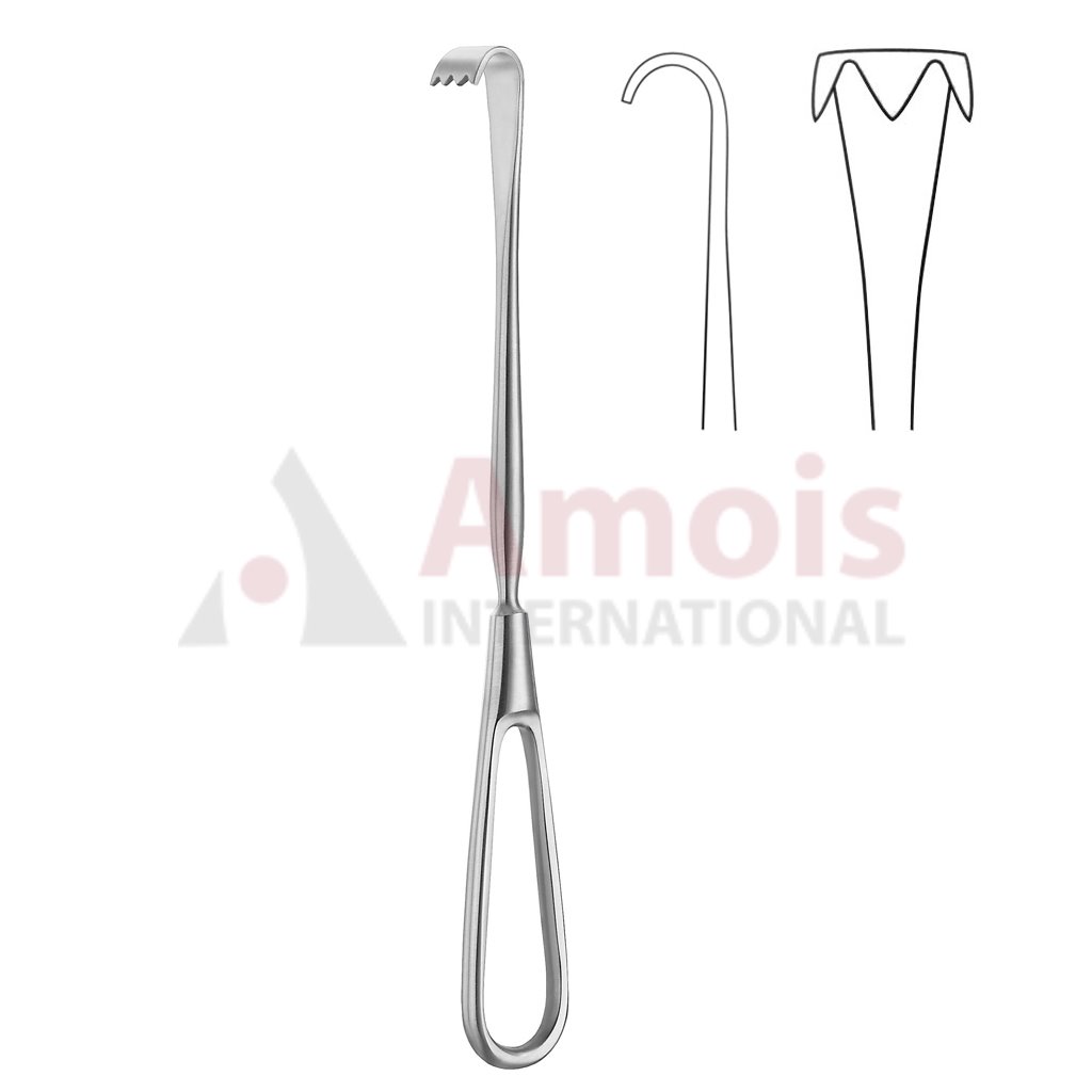 Oldberg Retractor 3 Prong 13mm