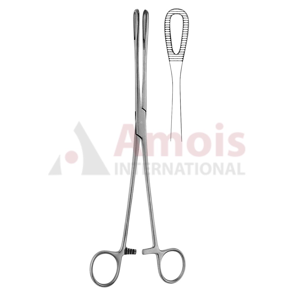 Rampley Sponge Holding Forceps Straight (Modify) With-Ratchet