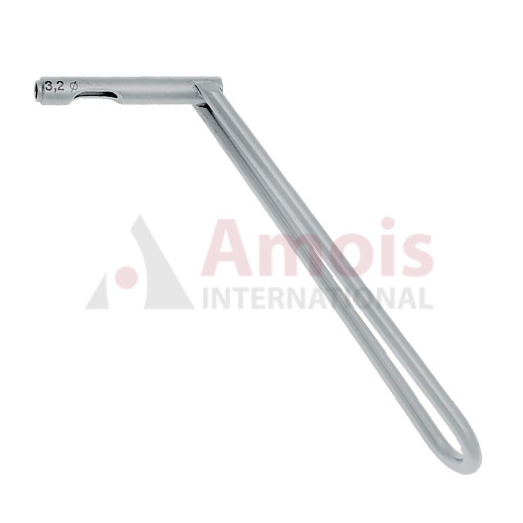 Drill Guide for Round-Holes Plates 11.5cm (4 1/2"), Dia. 3.2 mm, for Dia. 3.2mm Drill Bit