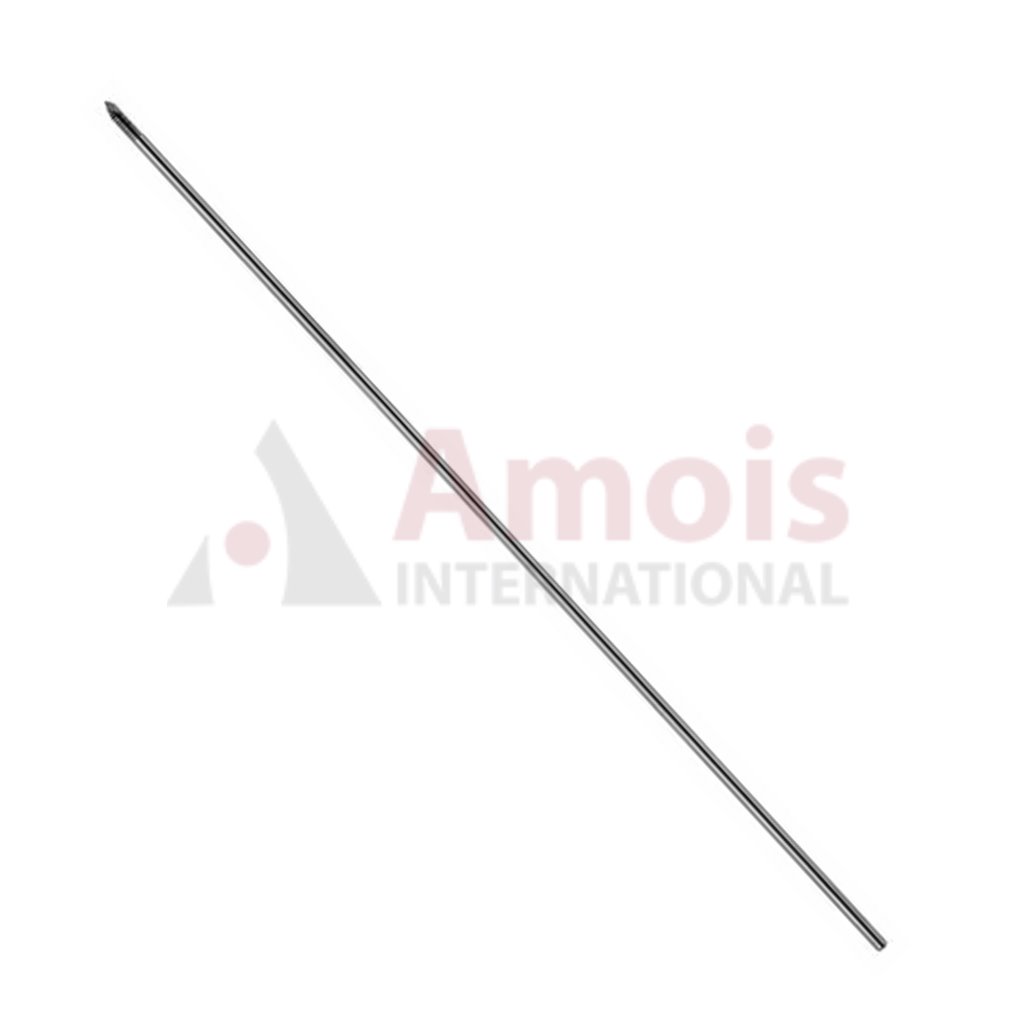 KIRSCHNER Wiredrill Trocar Point Round End, Threaded Wires 15mm P=10 Units