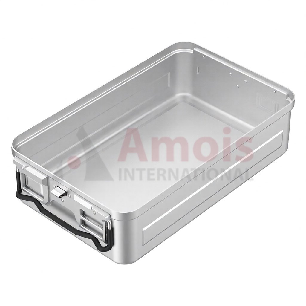 Bottom for Sterilization Container, Silver, Bottom Non-Perforated