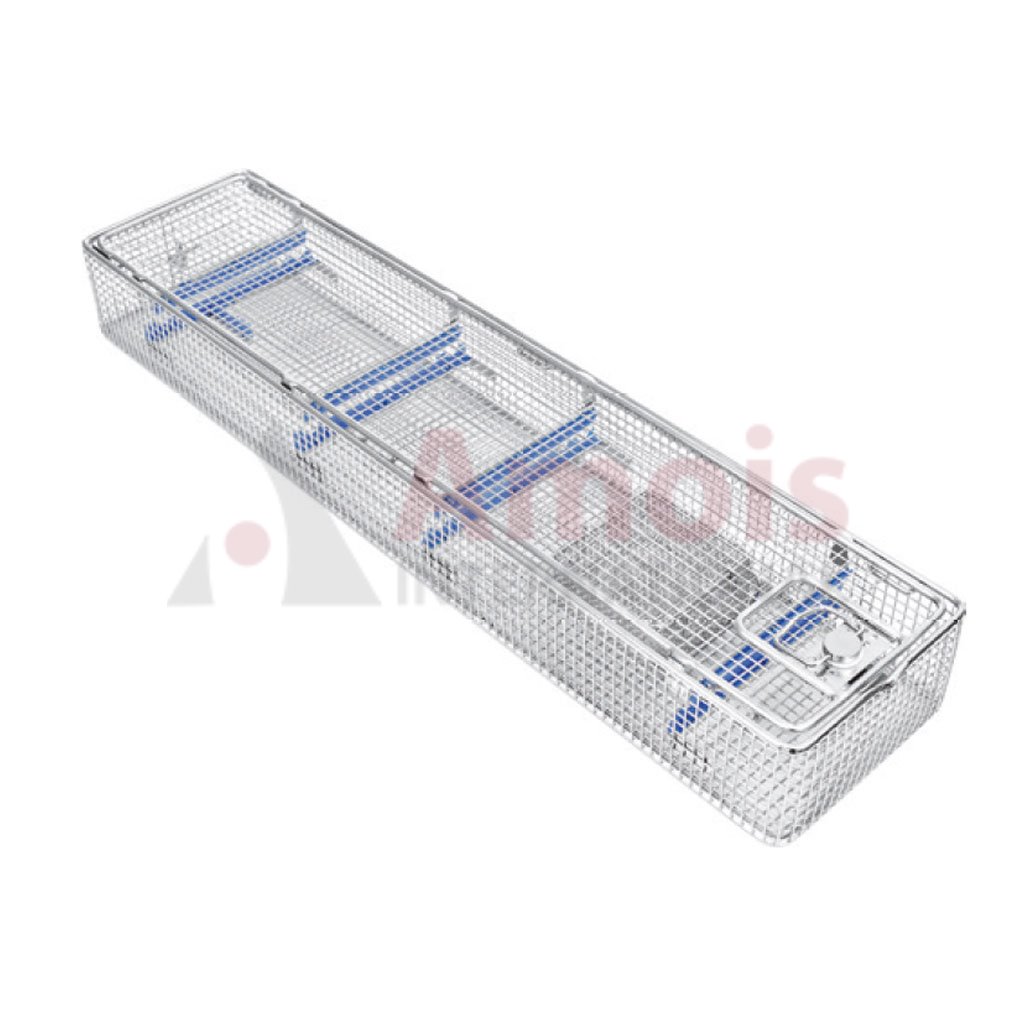Endoscope and Cable Wire Basket 640x150x77mm incl. small item basket with Silicon fixing elements