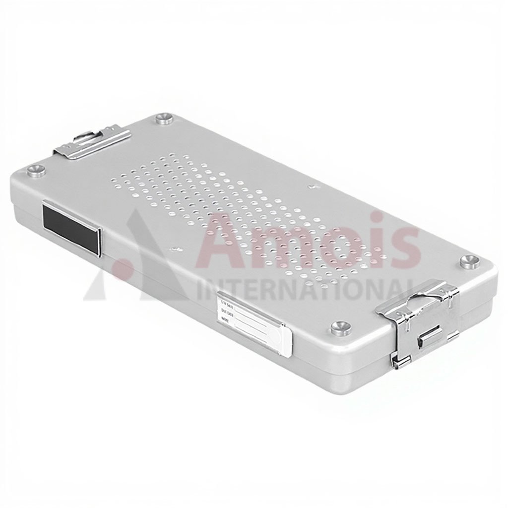 Mini-sterilization -Container, Lid perforated - Bottom perforated