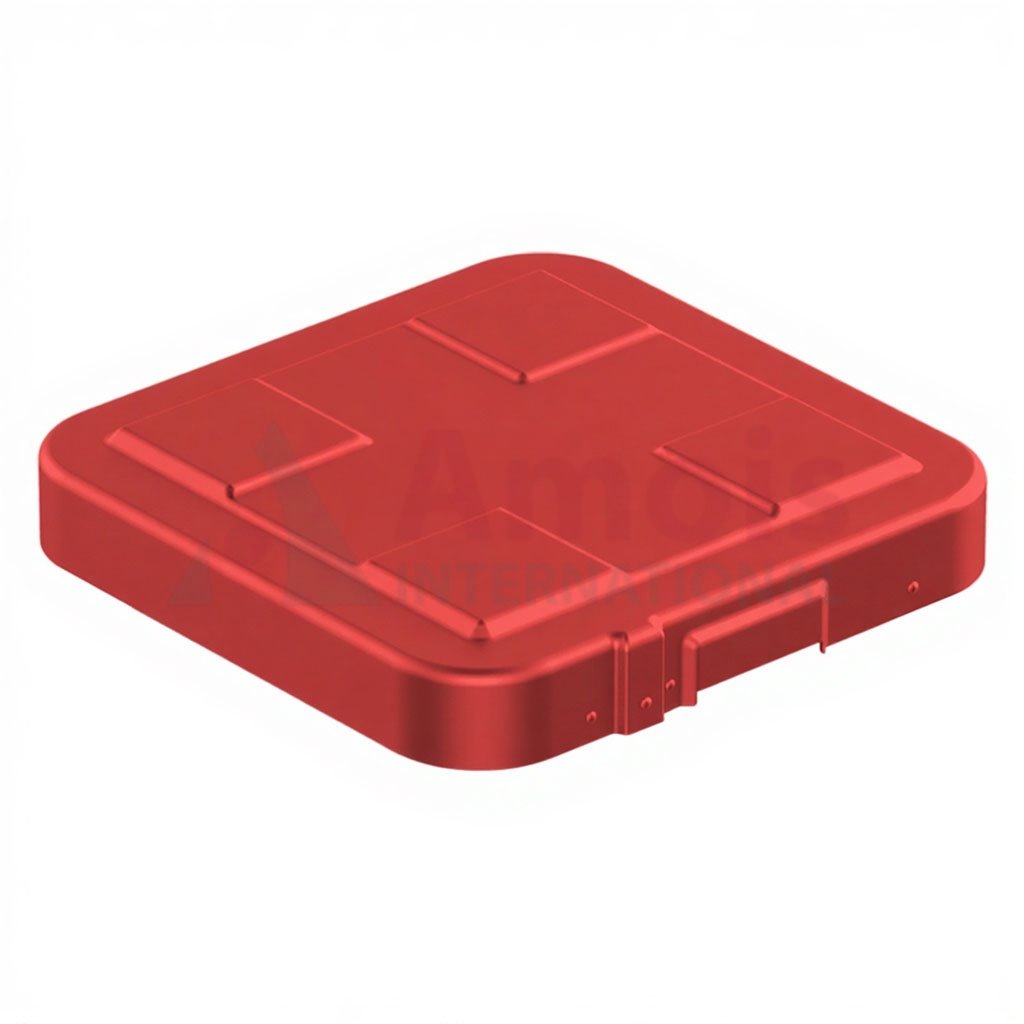 Saftey Lid, red 317x285mm
