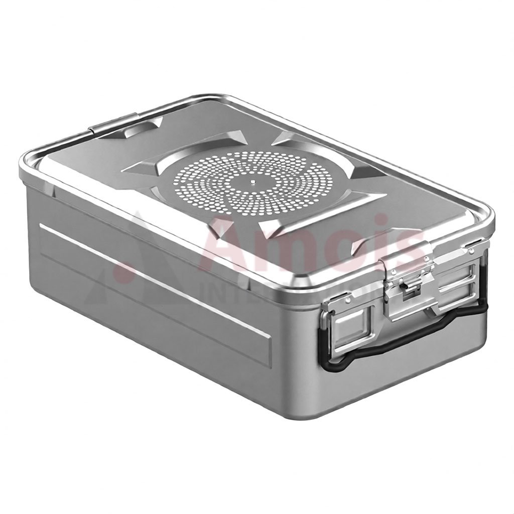 Sterilization Container, Lid perforated - Bottom non-perforated