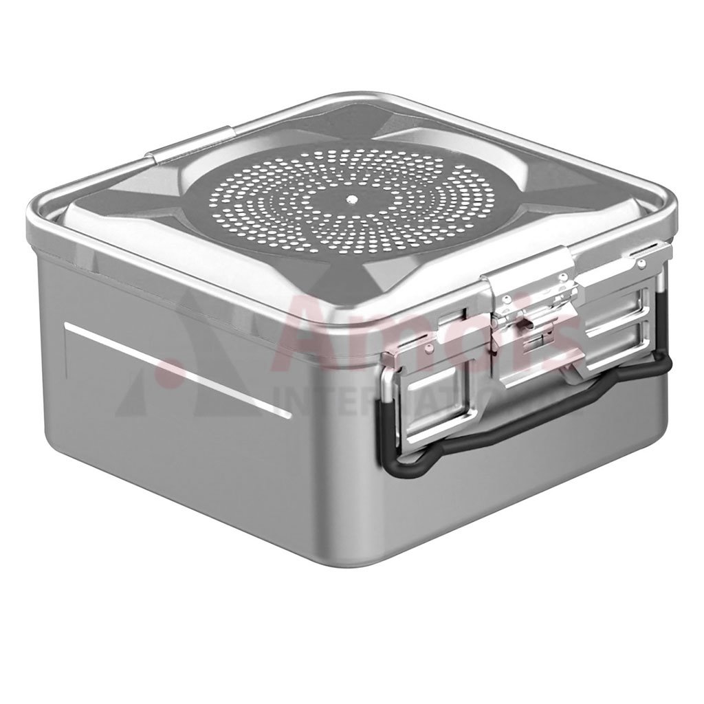 Sterilization Container, Lid perforated - Bottom non-perforated