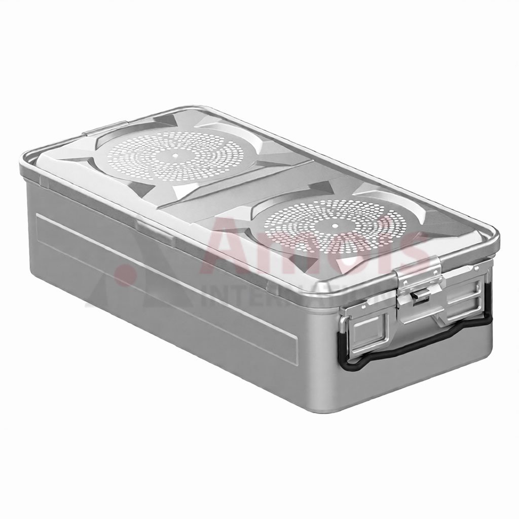 Sterilization Container, Lid perforated - Bottom perforated