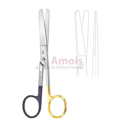 Operating Scissors blunt / blunt STRAIGHT SUPERCUT/TC