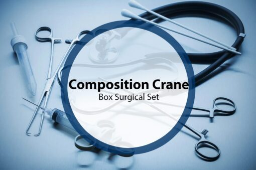 Composition Crane Box Surgical Set