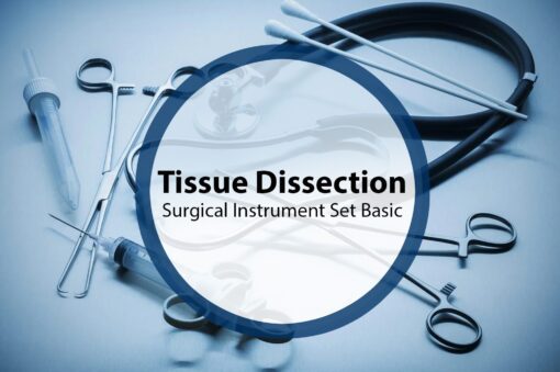 Tissue Dissection Surgical Instrument Set Basic