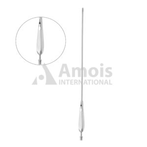 D'AMICO suction tube 45.5cm straight blunt WL 32cm Diameter 5.0mm handle with variable suction