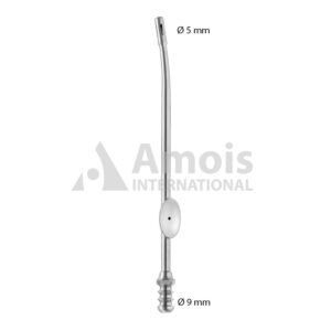 DE BAKEY suction tube with finger cut-off