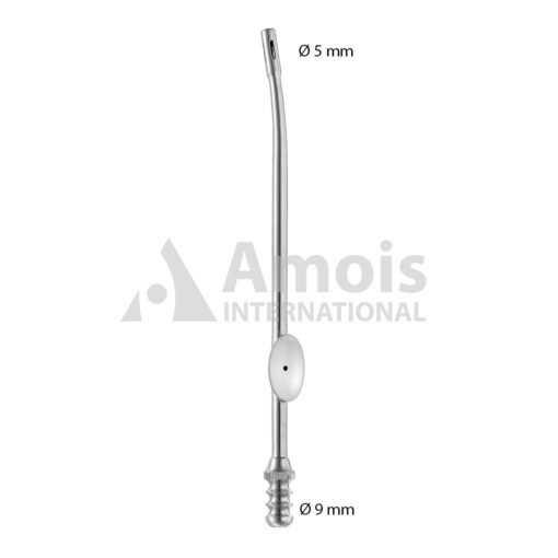DE BAKEY suction tube with finger cut-off