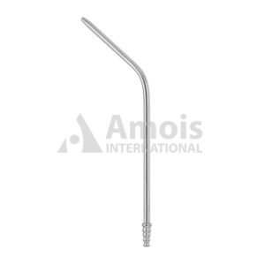 NUBOER suction tube 21cm Diameter 6.0mm oval end
