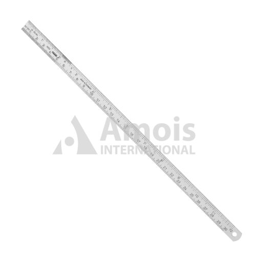 Ruler Of Stainless Steel Graduated In Mm And Inches