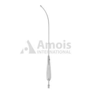 WOLF suction tube 36cm curved stumpf WL 22cm Diameter 3.2mm handle with variable suction