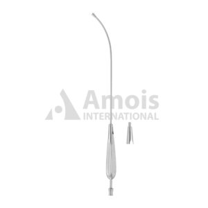 WOLF suction tube 31cm curved stumpf WL 17cm Diameter 3.2mm handle without variable suction