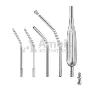 YANKAUER suction tube 31cm complete with handle. 4 tubes no. 0-3. suction tip andolive