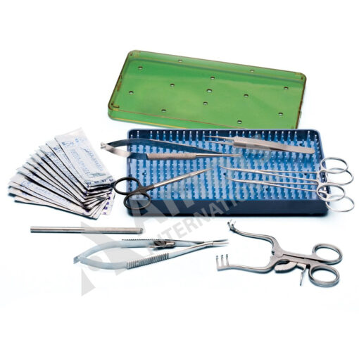 "Micro-surgical Kit – 11-piece precision surgical instrument set"