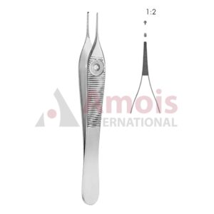 Adson Forceps Delicate 1x2cross Serrated