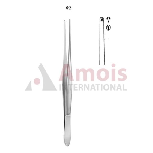 Cushing Forceps Straight .1x2 Teeth.17.0cm
