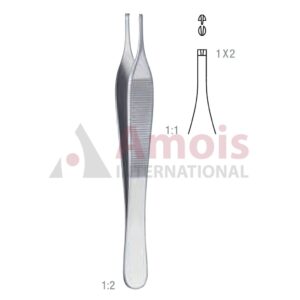 Ewald (Hudson) Forceps 1x2 Teeth 12cm