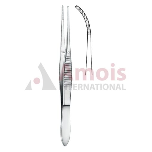 Forceps Delicate Slightly Curved 10cm