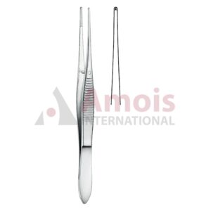 Forceps Delicate Straight 1x2 Teeth 10cm