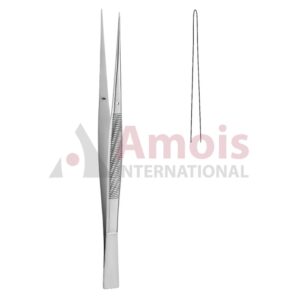 Forceps Micro Straight 19.5cm Blunt