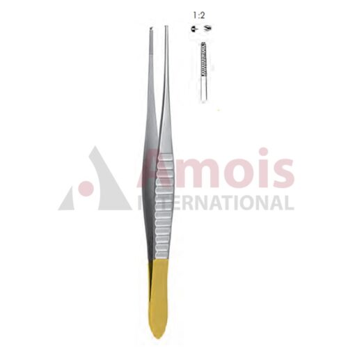 Gillies Forceps 15.5cm Tc 1x2 Teeth