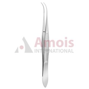 Graefe Iris Forceps Serrated Slightly Curved