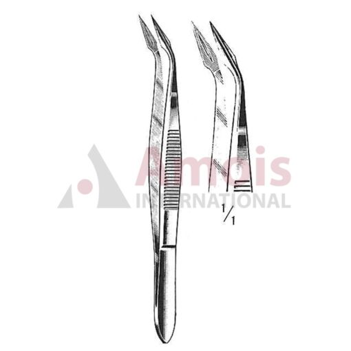 Hunter Splinter Forceps Curved 10.5cm
