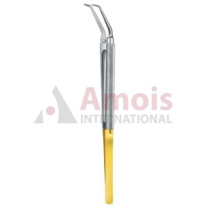 Jaboma Forceps Angled 1x2 Teeth 18cm Tc