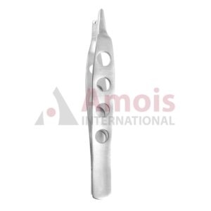 Jeans Dressing Forceps Serrated 1x2 Teeth 14cm Fine Fenestrated Handle