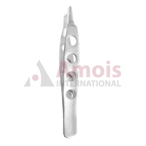 Jeans Dressing Forceps Serrated 1x2 Teeth 14cm Fine Fenestrated Handle