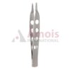 Jeans Dressing Forceps Serrated 2x3 Teeth 14cm Fine Fenestrated Handle