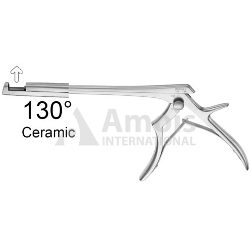 KERRISON Rongeur 130 Degree Upwards Detachable Without/With Ejector Thin Footplate Ceramic Coated