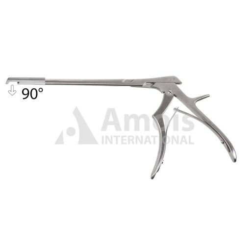 KERRISON Rongeur 90 Degree Downwards Non-Detachable Without/With Ejector Thin Footplate