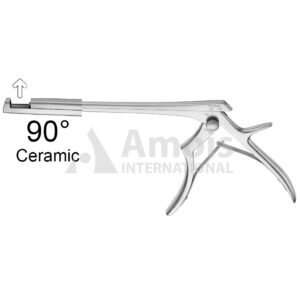 KERRISON Rongeur 90 Degree Upwards Detachable Without/With Ejector Regular Footplate?Ceramic Coated