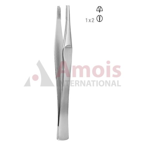 Lane Tissue Forceps 1x2 Teeth
