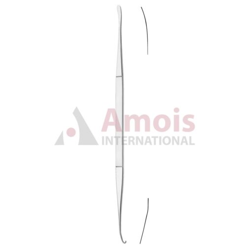 Scoville Nerve Retractor And Dissector 30cm Double Ended Fully Curved