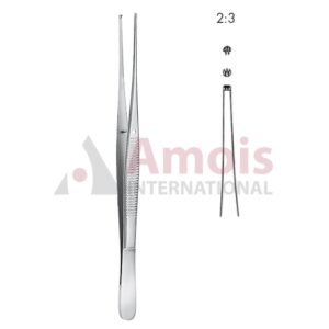 Semken Forceps 2x3 Teeth 12.5cm