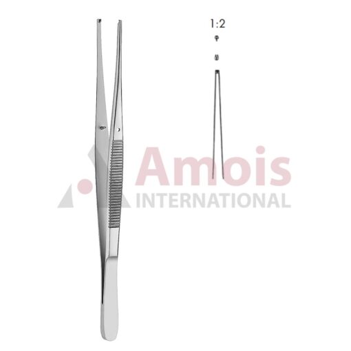Semken Tissue Forceps Delicate 1x2 Teeth