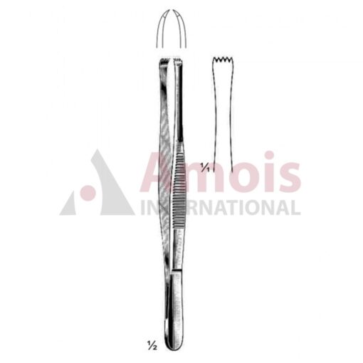 Stone Forceps 4x5 Teeth 15cm