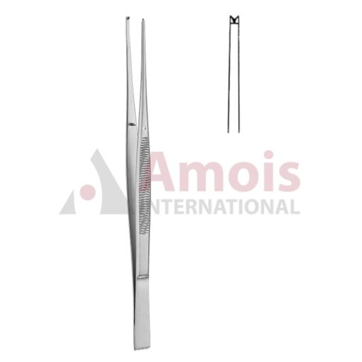 Taylor Dressing Forceps 1x2 Teeth 17cm.