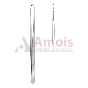 Waugh Dissecting Forceps Serrated Jaw 1x2 Teeth