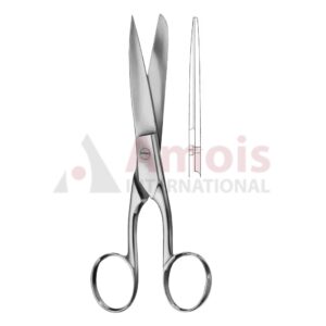 Bandage-And Cloth Scissors, Straight, Sharp/Blunt, 15cm (6")