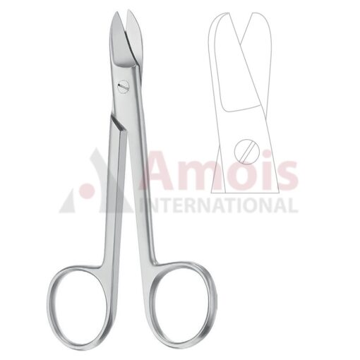 Beebee Scissors Straight Serrated 12cm (4 3/4")