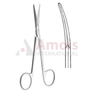 Beuse Scissors Toothed Curved