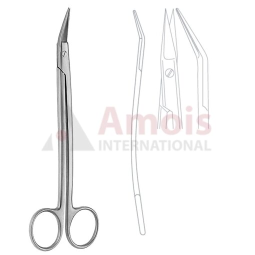 Dean Scissors S-Shaped Toothed, Angled Upwards 17cm (6 3/4")